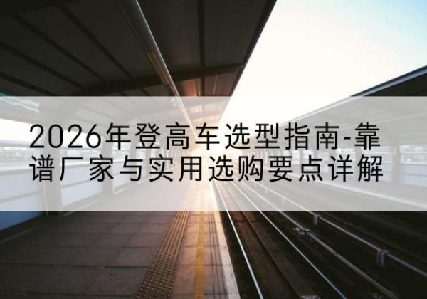 花都登高车厂家推荐-2026年登高车选型指南-靠谱厂家与实用选购要点详解